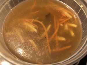 Hot and sour soup  at Amitabha Vegan in Fresh Meadows