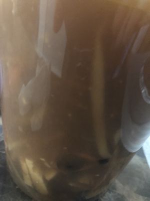 Hot sour soup  at Amitabha Vegan in Fresh Meadows