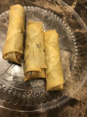 Spring roll  at Amitabha Vegan in Fresh Meadows
