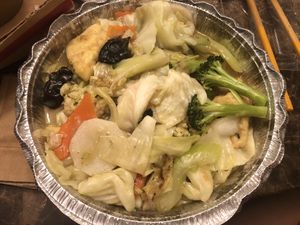 Mix vegetables  at Amitabha Vegan in Fresh Meadows