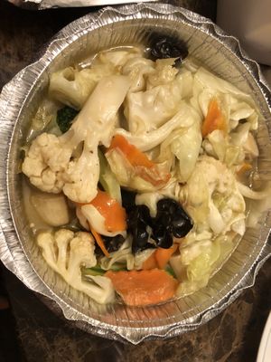 Mix vegetables  at Amitabha Vegan in Fresh Meadows