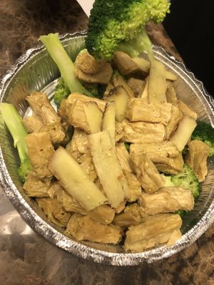 Vegan Sesame chicken  at Amitabha Vegan in Fresh Meadows