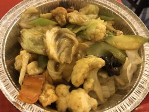 Mix vegetables  at Amitabha Vegan in Fresh Meadows