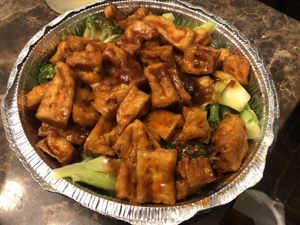 Vegan kon bou chicken  at Amitabha Vegan in Fresh Meadows