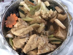 Veggie platter  at Amitabha Vegan in Fresh Meadows