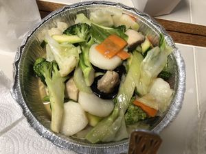 Mix vegetables  at Amitabha Vegan in Fresh Meadows