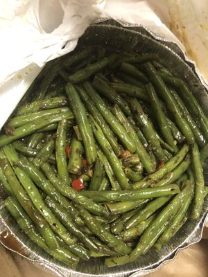 Sauté string bean  at Amitabha Vegan in Fresh Meadows