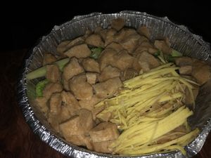 Sesame vegan chicken  at Amitabha Vegan in Fresh Meadows