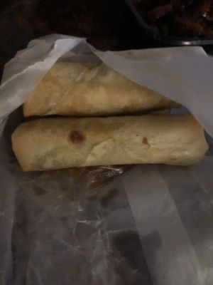 Spring roll  at Amitabha Vegan in Fresh Meadows