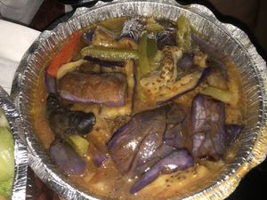 Sauté eggplant  #Veganuary at Amitabha Vegan in Fresh Meadows