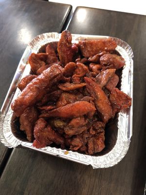 Vegan bbq ribs   at Amitabha Vegan in Fresh Meadows