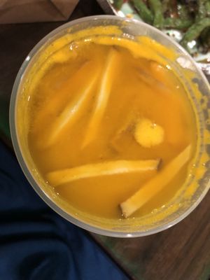 Pumpkin soup   at Amitabha Vegan in Fresh Meadows