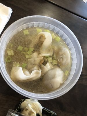 
S1 wonton soup   at Amitabha Vegan in Fresh Meadows