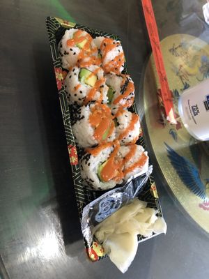 4 avocado roll  at Amitabha Vegan in Fresh Meadows