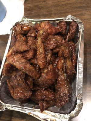 A3 barbecue seitan   at Amitabha Vegan in Fresh Meadows