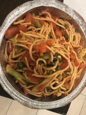 N3 tomato noodle 
  at Amitabha Vegan in Fresh Meadows