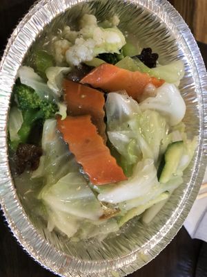 
V3 sautéed mix veg  at Amitabha Vegan in Fresh Meadows