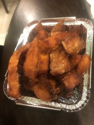 Sweet potato fries  at Amitabha Vegan in Fresh Meadows