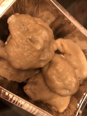 A2 steam dumpling   at Amitabha Vegan in Fresh Meadows