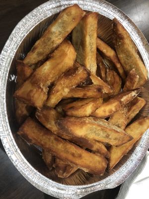-Sweet potato fries   at Amitabha Vegan in Fresh Meadows