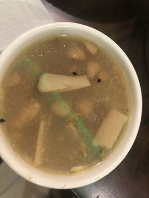 Mami’s love soup   at Amitabha Vegan in Fresh Meadows