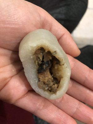 Potato mochi   at Amitabha Vegan in Fresh Meadows