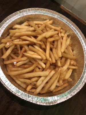Costco potato fries   at Amitabha Vegan in Fresh Meadows