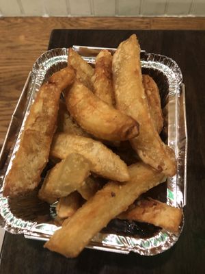 Sweet potato fries   at Amitabha Vegan in Fresh Meadows