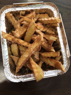Sweet potato fries   at Amitabha Vegan in Fresh Meadows
