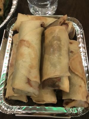 Spring roll  at Amitabha Vegan in Fresh Meadows