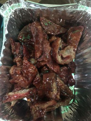 A3 barbecue seitan   at Amitabha Vegan in Fresh Meadows