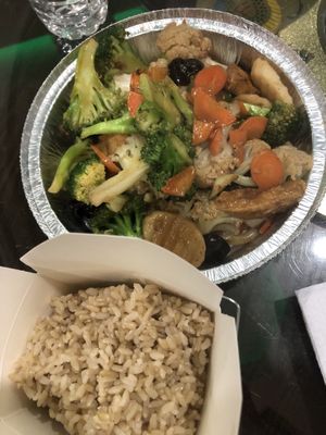 V3 sautéed mix vegetable   at Amitabha Vegan in Fresh Meadows