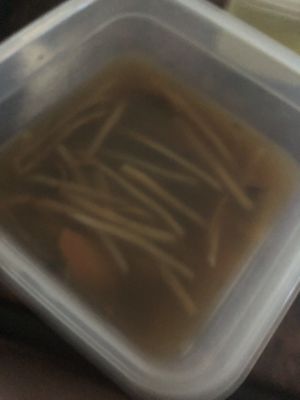 Sweet sour soup  at Amitabha Vegan in Fresh Meadows