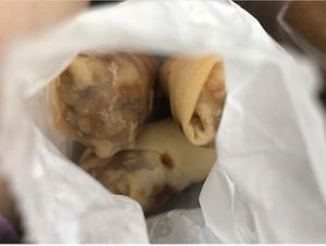 Spring roll at Amitabha Vegan in Fresh Meadows