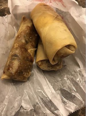 Spring roll  at Amitabha Vegan in Fresh Meadows