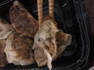 Vegan dumpling  at Amitabha Vegan in Fresh Meadows