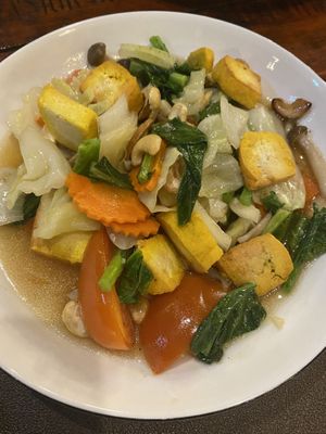 Stir fry with cashews and tofu  at Sweet Chilli in Phuket