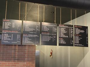 The full menu -zoom in! at Vegan Sun in Provo