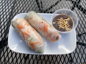 Fresh rolls  at Vegan Sun in Provo