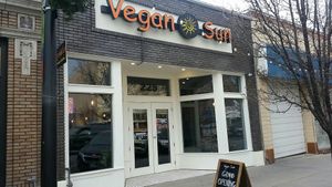 Storefront at Vegan Sun in Provo