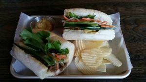 BBQ Banh Mi at Vegan Sun in Provo
