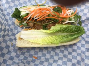 Bahn Mi Sandwich at Vegan Sun in Provo