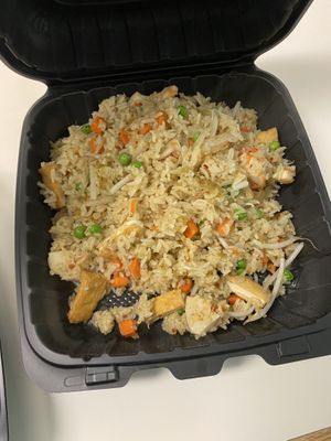 Lemongrass fried rice  at Vegan Sun in Provo