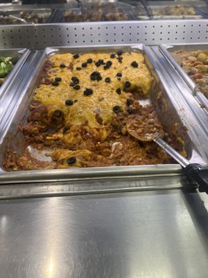 Bean enchiladas  at Down to Earth in Kahului