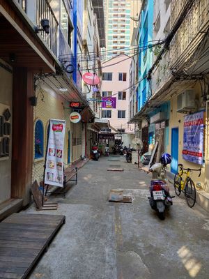 Street at Sugam Vegetarian in Bangkok