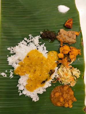 It's much more in the end at Sugam Vegetarian in Bangkok