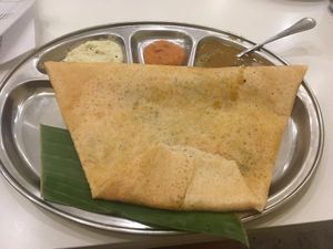 Dosa Massala!! So good!!! at Sugam Vegetarian in Bangkok