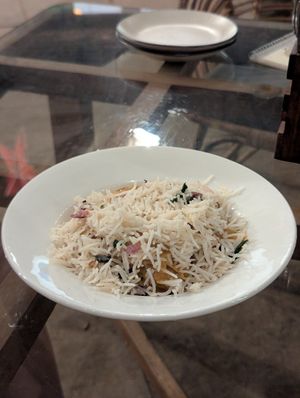 Jackfruit biriyani at Gratitude in Anjuna