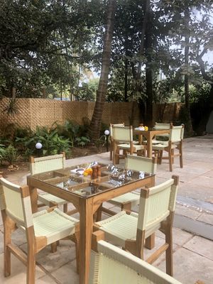Garden Restaurant  at Gratitude in Anjuna