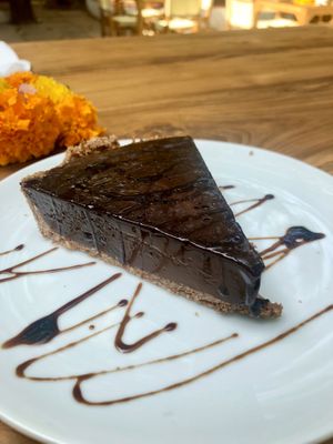 Chocolate Mousse Cake at Gratitude in Anjuna